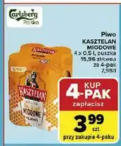 Carrefour Piwo Kasztelan Miodowe oferta