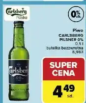 Carrefour Piwo Carlsberg 0% oferta