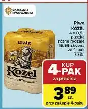 Carrefour Piwo Kozel Lezak oferta
