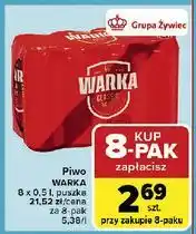 Carrefour Piwo Warka oferta