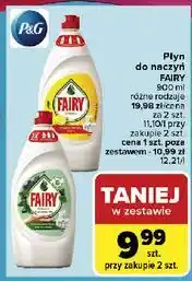 Carrefour Płyn do mycia naczyń teatree & mint Fairy Sensitive oferta