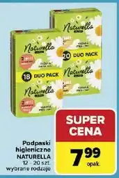 Carrefour Podpaski higieniczne normal 2-pak Naturella Ultra oferta