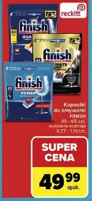 Carrefour Kapsułki do zmywarki Finish Ultimate Plus oferta