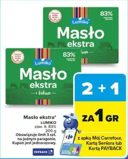 Carrefour Masło ekstra LUMIKO oferta