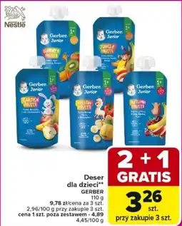 Carrefour Deser dla dzieci GERBER oferta