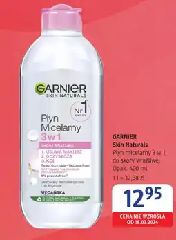 dm drogerie markt GARNIER Skin Naturals Płyn micelarny 3 w 1, do skóry wrażliwej oferta