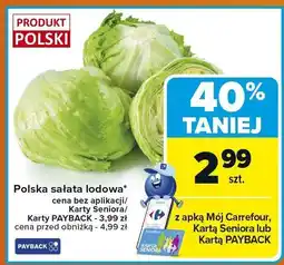 Carrefour Market Sałata lodowa Carrefour oferta