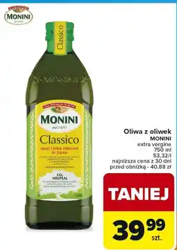 Carrefour Market Oliwa z oliwek Monini Classico Extra Vergine oferta