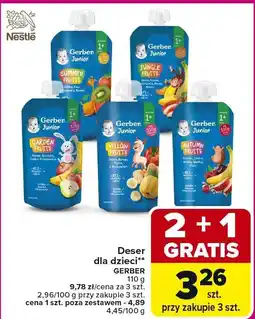 Carrefour Market Deser dla dzieci Gerber oferta