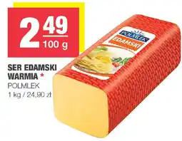 SPAR mini Ser edamski warmia polmlek oferta