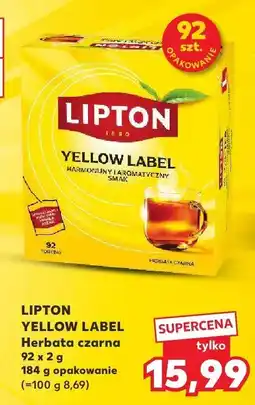 Kaufland Herbata czarna Lipton Yellow Label oferta