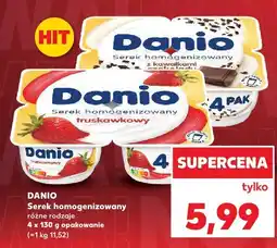 Kaufland Serek Danio homogenizowany różne rodzaje oferta