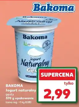 Kaufland Jogurt Bakoma naturalny gęsty oferta