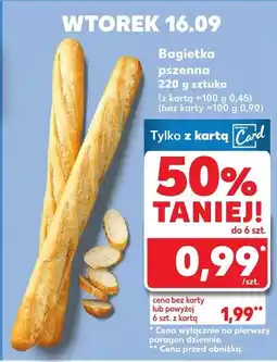 Kaufland Bagietka pszenna Kaufland oferta