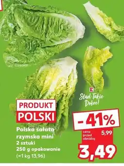 Kaufland Sałata rzymska mini polska Kaufland oferta