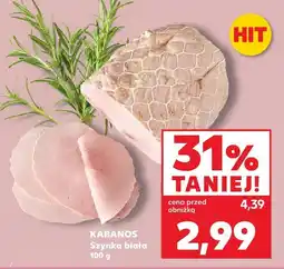Kaufland Szynka biała Kabanos oferta