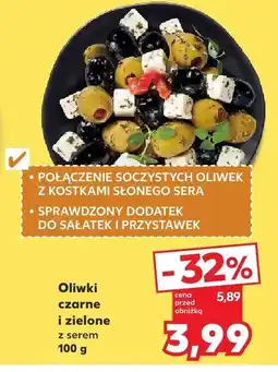 Kaufland Oliwki czarne i zielone z serem Kaufland oferta