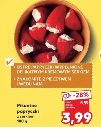 Kaufland Papryczki Pikantne z serkiem Kaufland oferta