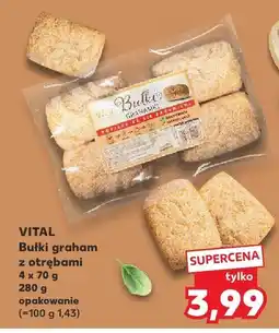Kaufland Bułki graham z otrebami VITAL oferta