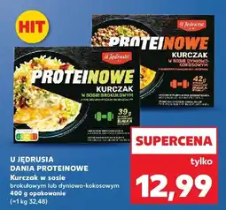 Kaufland Danie gotowe U Jędrusia Dania Proteinowe Kurczak w sosie brokułowym lub dyniowo-kokosowym oferta
