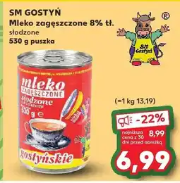 Kaufland Mleko SM Gostyń zagęszczone 8% tł. słodzone oferta