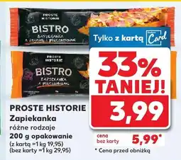 Kaufland Danie gotowe Proste Historie Zapiekanka różne rodzaje oferta