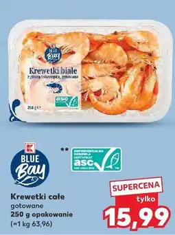 Kaufland Krewetki całe gotowane Blue Bay oferta
