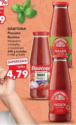 Kaufland Passata rustica klasyczna z bazylią, z czosnkiem Dawtona oferta