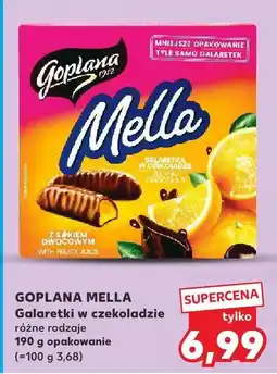 Kaufland Cukierki Goplana Mella galaretki w czekoladzie różne rodzaje oferta
