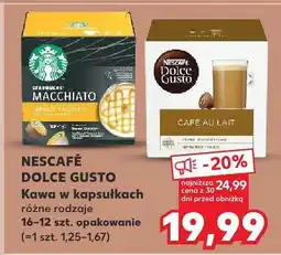 Kaufland Kawa Nescafe Dolce Gusto w kapsułkach, różne rodzaje oferta
