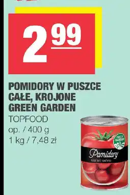 SPAR mini Pomidory w puszce całe, krojone green garden oferta