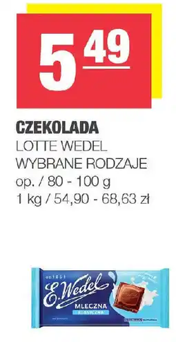 SPAR mini Czekolada lotte wedel oferta