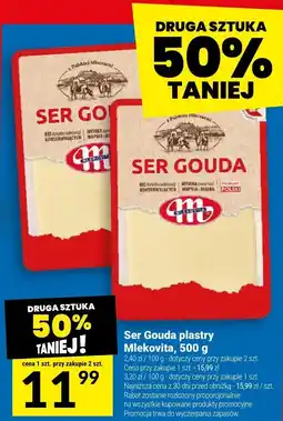 Twój Market Ser Gouda plastry Mlekovita oferta