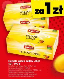 Twój Market Herbata Lipton Yellow Label oferta