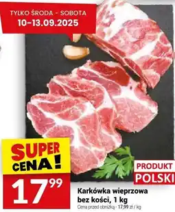 Twój Market Karkówka wieprzowa bez kości, 1 kg Twój Market oferta