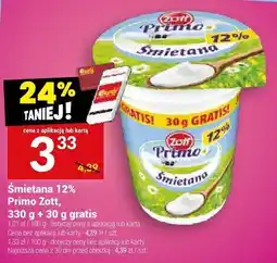 Twój Market Śmietana 12% Primo Zott oferta