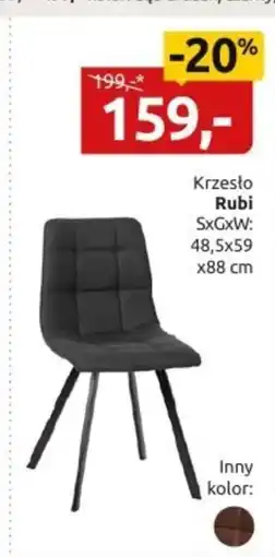 Black Red White Krzesło Ruby oferta