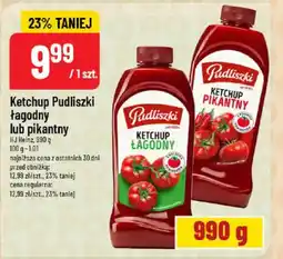 Polomarket Ketchup Pudliszki łagodny lub pikantny HJ Heinz oferta