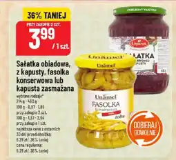 Polomarket Sałatka obiadowa, z kapusty, fasolka konserwowa lub kapusta zasmażana oferta