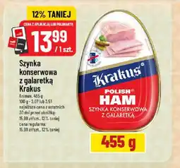Polomarket Szynka konserwowa z galaretką Krakus Animex oferta