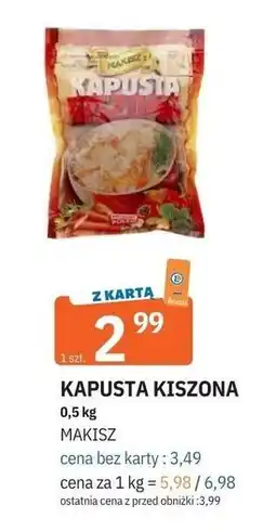 E.Leclerc Kapusta kiszona Makisz oferta