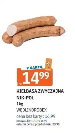 E.Leclerc Kiełbasa zwyczajna Nik-Pol oferta