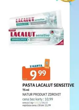 E.Leclerc Pasta do zębów ochrona & wybielanie Lacalut Sensitive oferta