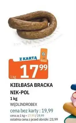 E.Leclerc Kiełbasa bracka Nik-Pol oferta