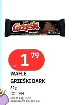 E.Leclerc Wafelek dark brown Grześki Na Krawędzi oferta