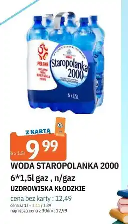 E.Leclerc Woda niegazowana Staropolanka 2000 oferta