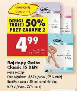 Biedronka Rajstopy Gatta Classic 15 DEN oferta