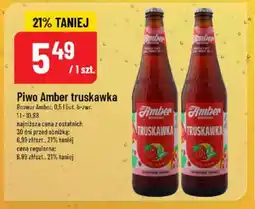 Polomarket Piwo Amber truskawka Browar Amber oferta