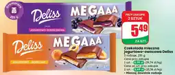Dino Czekolada mleczna jogurtowo-owocowa Deliss Megaaa oferta