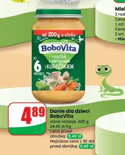 Dino Danie dla dzieci rosołek z warzywami i kurczakiem BoboVita oferta